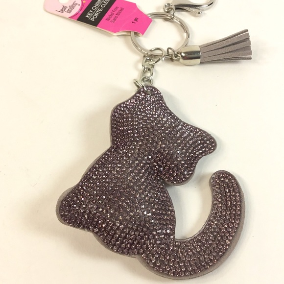 NWT, Bling Cat Keychain/Purse Adornment - Picture 7 of 8